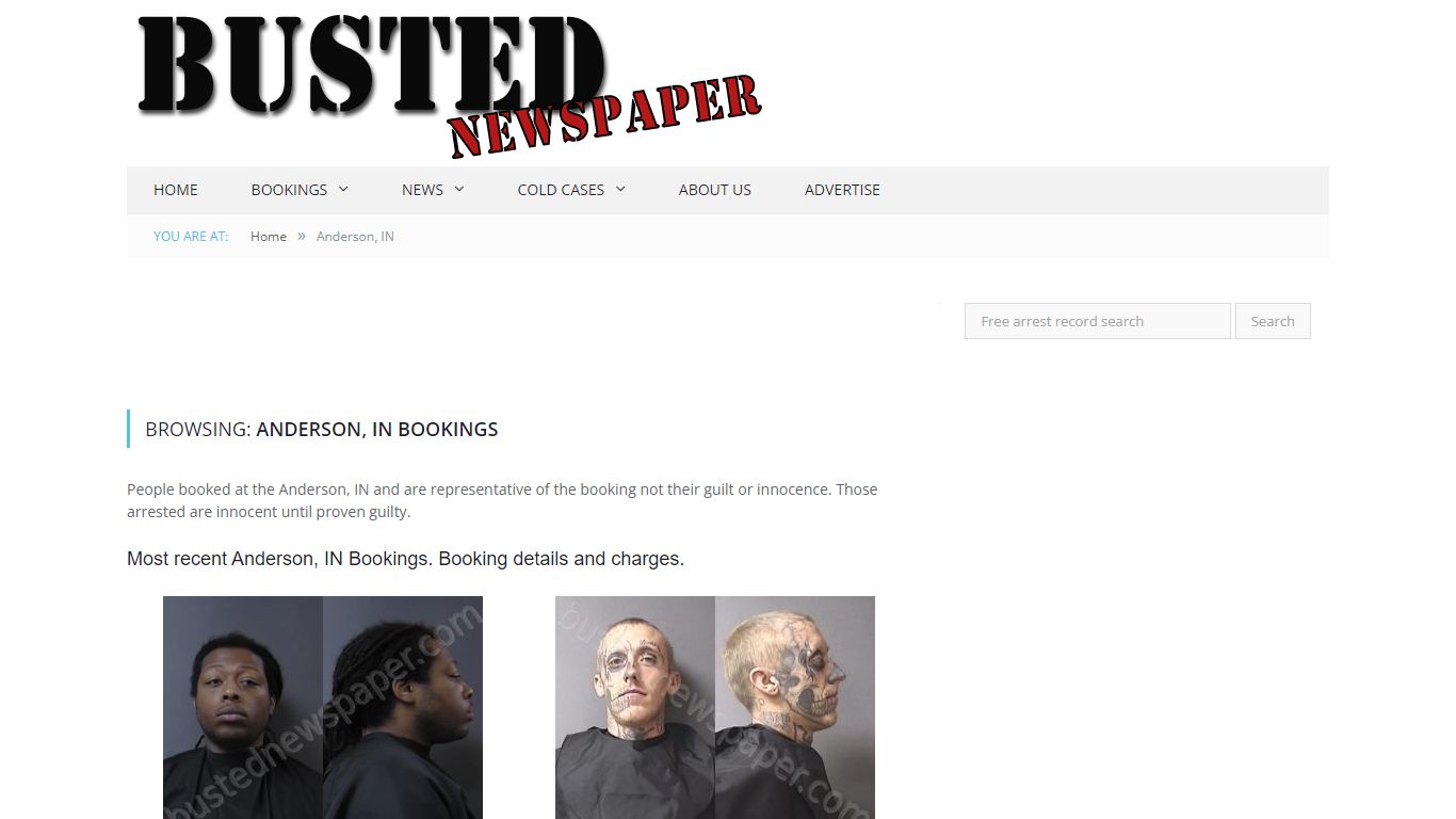 Anderson, IN Mugshots - BUSTEDNEWSPAPER.COM