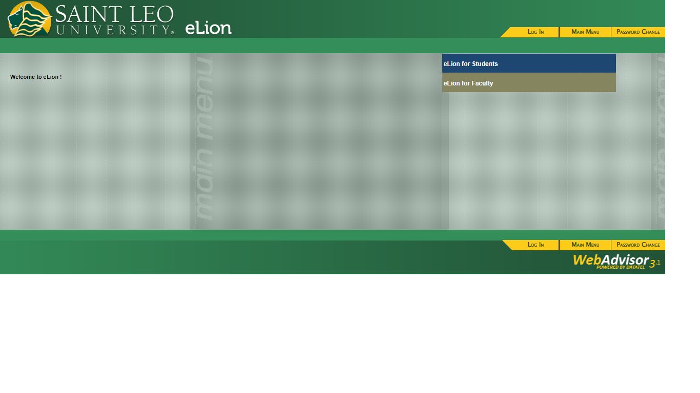 Saint Leo University eLion
