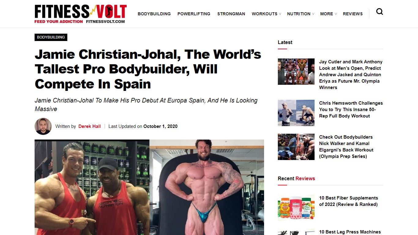 Jamie Christian‑Johal, The World’s Tallest Pro Bodybuilder