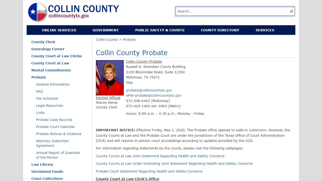 Probate - Collin County
